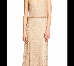 Adriana Papell evening gown.